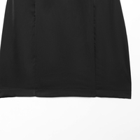 PB&ZA Femme 2026 Nouvelle Collection Été Robe Courte en Satin Simple Manches Courtes Unie Élégante Mini Robe Femme Vestidos Robe Mujer