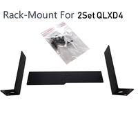 Drahtloser Empfänger Metall-Rack-Montage Antennenverlängerungskabel Halterung Rack-Kits für Shure QLXD QLXD4 Drahtloses Mikrofonsystem
