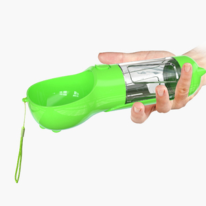 Botella de agua portátil para perros, recipiente de agua multifuncional a prueba de fugas, para exteriores, 4 en 1 - Product Image 5