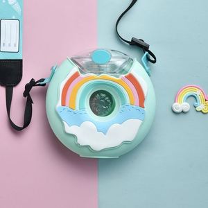 Botella de Agua Creativa para Niños, de Plástico, con Forma de Donut, Diseño de Dibujos Animados, para la Escuela - Product Image 1