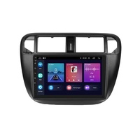 Autoradio Android 9 pouces pour Honda Civic 1995-2001 Conduite à gauche Carplay Android Auto Bt WiFi GPS FM Car Audio