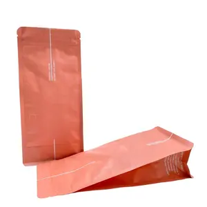 Fabricantes de sacos de papel Kraft com vedação lateral de fundo quadrado para China