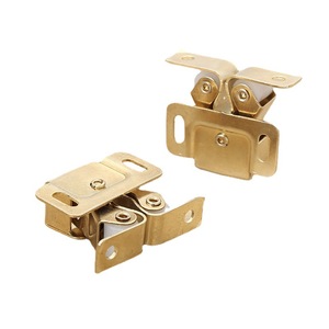 Loquets magnétiques en acier laminé à froid de 24 mm pour portes d'armoires et de meubles, design minimaliste - Product Image 2
