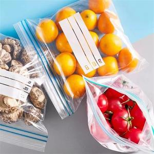 Sustom LDPE Transparent Single Double Chain Zipper Color Transparent <b>Zip</b> Freezer <b>Bags</b> For Food - Product Image 2