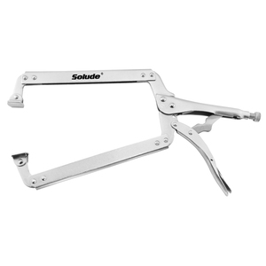 Alicates de bloqueo de tubo de recuperación de 11 pulgadas, herramienta manual de soldadura, especificaciones de liberación rápida, buen precio, Alicates de bloqueo de abrazadera <span class=keywords><strong>C</strong></span> - Product Image 4