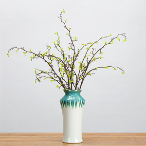 Artificial <b>Willow</b> Buds Green Shoots 30cm-100cm PVC Plastic Flower Vase Decor Living Room Tabletop - Product Image 2