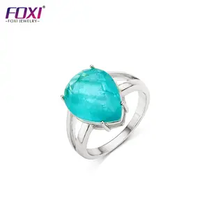 High Quality Fashion Jewelry Brazil Fusion Stone Colorful Rings for Women