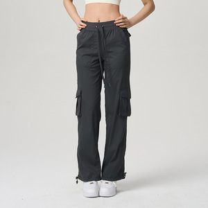 Women's Winter Floral Outdoor Running Formal Work Pants Light Quick-Drying Anti-Pilling Multi-Pocket <strong>Harem</strong> <strong>Trousers</strong> Flat Front - Product Image 4
