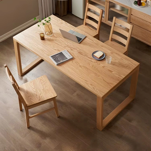 L711J legno massello di quercia nordico forte sala da pranzo mobili 4-8 posti <span class=keywords><strong>tavolo</strong></span> da pranzo - Product Image 1