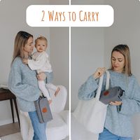 Pochette à couches imperméable à 3 compartiments, étui pour lingettes, pochette pour essentiels de bébé, sac à couches, organisateur de rangement, matelas à langer, sac de transport pour maman