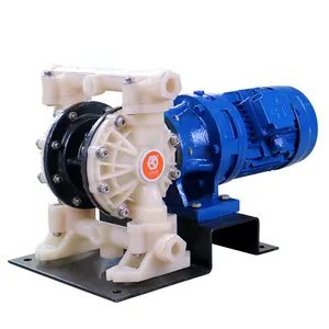 DBY3-20F Electric Pneumatic Diaphragm Pumps Factory Supplier Hot Sale Customizable PVDF Pump For Acid Eodd Pump