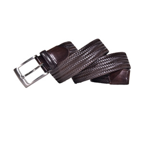 Thời trang người đàn ông da toàn cầu tái chế tiêu chuẩn dệt Vành đai dệt kim OEM tùy chỉnh Pin khóa căng đàn hồi bện vành đai - Product Image 3