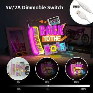 ไฟนีออน LED แบบหรี่แสงได้สำหรับตกแต่งผนังไฟ LED <span class=keywords><strong>90s</strong></span> - Product Image 6