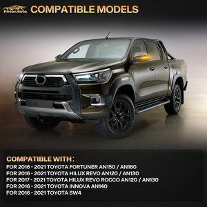 Nuevas Luces Intermitentes de Flecha para Toyota Fortuner AN150 Hilux AN120 Innova AN40 16-<span class=keywords><strong>2021</strong></span>, Luces Intermitentes Secuenciales Dinámicas - Product Image 4