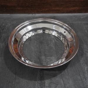 ขอบล้อ3ชิ้นทำจากอะลูมิเนียมอัลลอยสีเงินสว่าง6061-T6สำหรับ <span class=keywords><strong>BBS</strong></span> <span class=keywords><strong>RS</strong></span> 15 <span class=keywords><strong>17</strong></span> - Product Image 6