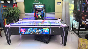 Máquina de Hockey de Aire Metálica Automática para Interiores, Juego Operado con Monedas para 2 Jugadores, Ideal para Niños - Product Image 6