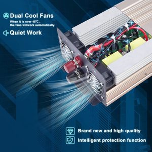 Onduleur à onde sinusoïdale Pure 110 w, 220 w, 1000w, 12v DC à 2000 v AC 3000 v - Product Image 6