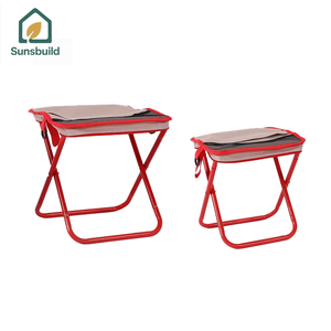 Sunsbuild Durable Portable Metal Folding <b>Stool</b> Ultra Light Camping Fishing Chair for Outdoor Lawn <b>Garden</b> & Hiking - Product Image 2