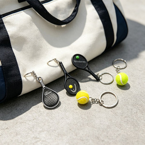 Wsnbwye <span class=keywords><strong>padel</strong></span> bracelets panoramique cadeau Anime bricolage porte-clés en caoutchouc mignon balles de <span class=keywords><strong>padel</strong></span> en caoutchouc <span class=keywords><strong>bullpadel</strong></span> porte-clés - Product Image 1