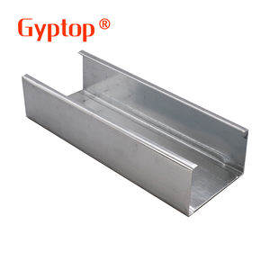 उच्च गुणवत्ता वाले आधुनिक डिजाइन हल्के स्टील फ्रेम ड्रेवॉल प्रोफ़ाइल धातु सी स्टड और यू ट्रैक स्टील प्रोफाइल - Product Image 1