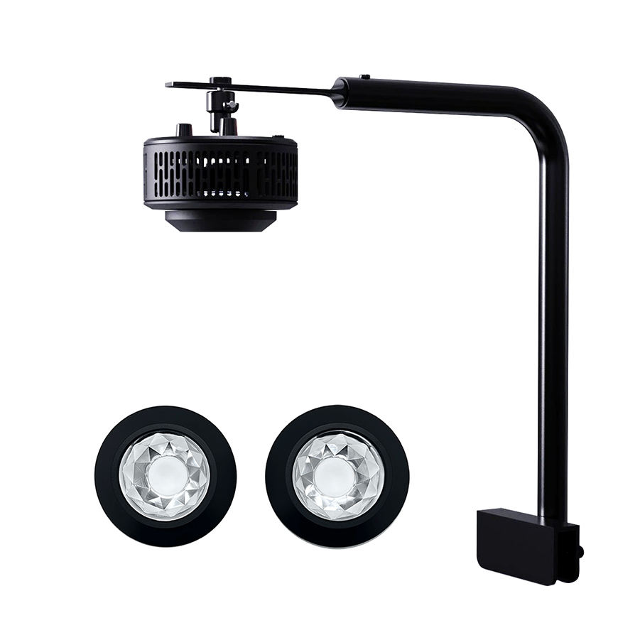 Lampe A7 noire avec bras de montage