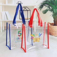 Bolsa de Regalo de PVC Transparente con Logotipo Personalizado, Impermeable, para Viajes, Playa y Uso Diario