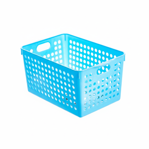 Cesto portaoggetti profondo blu Inomata - Product Image 1