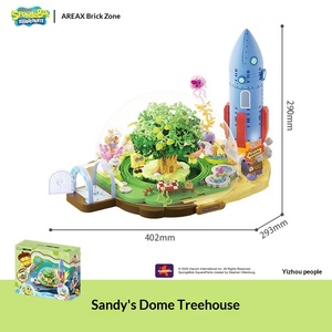 Nuovi Blocchi di Costruzione in Plastica Senbao <span class=keywords><strong>SpongeBob</strong></span> Bikini Bottom Casa dell'Ananas Compatibili con Giocattoli da Costruzione per Bambini - Product Image 2