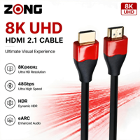 Câble HDMI 2.1 48 Gbps pour téléviseur 8K, home cinéma, moniteur de jeu 4K/120Hz