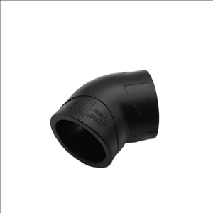 Coude à 45 degrés en PEHD haute pression PN16, raccord à sertir noir intégral ISO4427 pour l'exploitation minière et l'alimentation en eau, certifié CE - Product Image 6