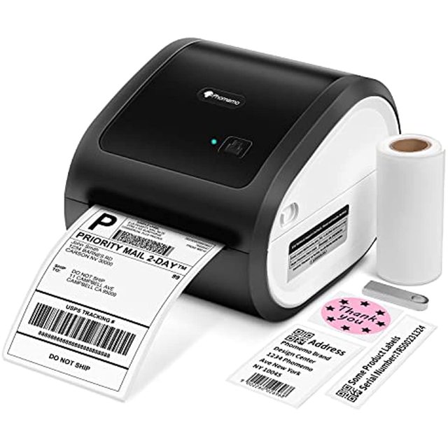 High Quality phomemo D520 Portable 4*6 Inch Shipping Label Printer 110mm High Speed Barcode Sticker Printer