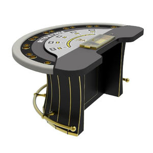 YH Luxueux Black Jack Gamble <span class=keywords><strong>Table</strong></span> Casino Mesa De Blackjack Poker <span class=keywords><strong>Table</strong></span> Avec Chips <span class=keywords><strong>Plateau</strong></span> Repose-pieds - Product Image 6