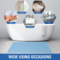 Tapis de sol de salle de bain en TPE antidérapant OTHWAY pour baignoire et douche, vente en gros