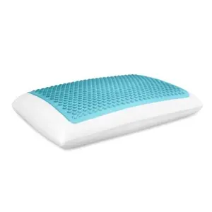Premium ortopedik serin bellek köpük Ultra yumuşak uyku yastığı kabarcık jel
