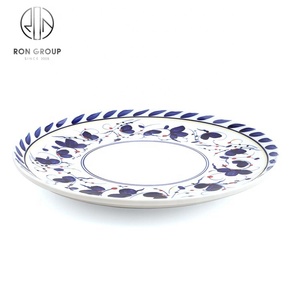 Service de table en porcelaine de Chine blanche de couleur base Royal Elegance anglaise, vaisselle turque, assiette à dîner - Product Image 6