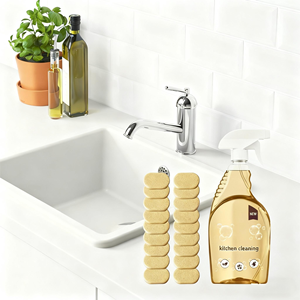 Starter Kit Eco-Friendly Solid Household Cleaners Tablets All-Purpose Cleaner for Kitchen Use Plant-Based Plastic-Free