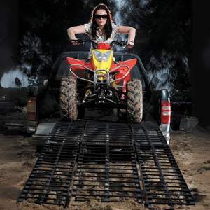 Rampa Plegable <span class=keywords><strong>de</strong></span> Aluminio para Motocicleta, Resistente, Arqueada, <span class=keywords><strong>de</strong></span> 3 Piezas - Product Image 4