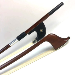 ドイツのエボニーハイグレードオクタゴンベースボウダブルチェロボウベースボウブラジルウッド - Product Image 1