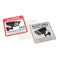 Letrero de Seguridad con Video 24 Horas, Personalizado, Resistente a la Decoloración, Colgante, Impermeable, de Aluminio para Exteriores