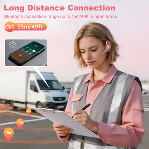 Audífonos con Cancelación <span class=keywords><strong>de</strong></span> Ruido <span class=keywords><strong>de</strong></span> Color Rosa y Morado, Personalizados al por Mayor, con Micrófono Dual para Computadora, Teléfonos Celulares, Camioneros y Hogar - Product Image 3