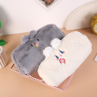 Étui à crayons multifonction mignon étudiant kawaii anime cartoon grande capacité école enfants pochette boîte ours en peluche