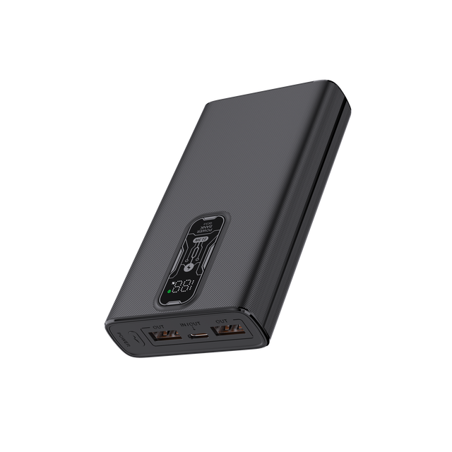 22.5W PD Portable High Capacity Quick Charging Li-Polymer Battery Power Bank 20000mAh with Micro USB & Double USB