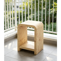 Table basse de haute qualité, moderne, en bois massif, pour salon, table d'appoint en bois, prix de gros