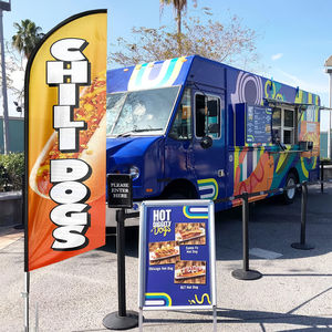 Fabriek Groothandel Vliegende Strandvlag Banner <span class=keywords><strong>Promo</strong></span> Banners Reclame Windvlaggen Outdoor Draagbare Vakbeurs Veren Vlaggen - Product Image 2