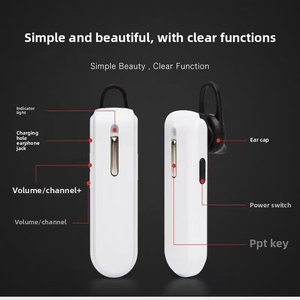 Mini không dây Ear-Hook <span class=keywords><strong>intercom</strong></span> cho điện thoại di động nhỏ Walkie Talkie cho Thẩm mỹ viện nhà hàng khách sạn - Product Image 5