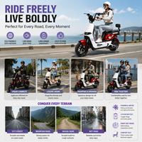 1000W 1500W 72V Bicicleta eléctrica de larga distancia para ciudad Bicicleta eléctrica para adultos Motocicleta Eléctrica Baratas