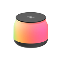 Cadeaux de festival Mini haut-parleur Bluetooth LED couleur éclairage sans fil de haute qualité personnalisé pas cher musique pour enfants Portable