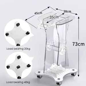 Chariot en acrylique <span class=keywords><strong>esthétique</strong></span> pour <span class=keywords><strong>Salon</strong></span> <span class=keywords><strong>de</strong></span> beauté, équipement <span class=keywords><strong>de</strong></span> beauté, Spa, coiffure faciale, <span class=keywords><strong>2022</strong></span> - Product Image 1