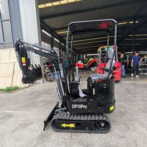 Excavadora pequeña Landward de 1 tonelada, 1T, 1000KG, precio bajo, Mini excavadora para mujer, máquina excavadora con remolque, 2 uds. - Product Image 2