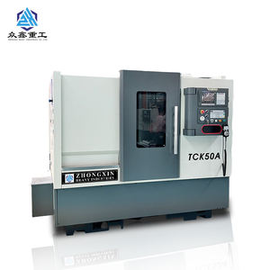 Hochpräzise TCK50A CNC-Drehmaschine mit Schrägbett Wird als Drehzentrum für die Bearbeitung Komplexer Teile Verwendet - Product Image 2